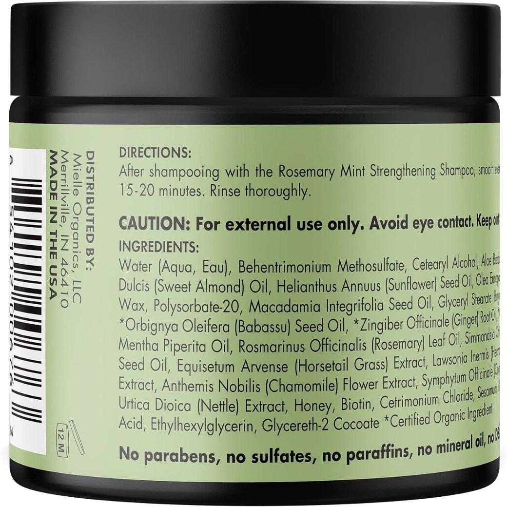 MIELLE Organics Mielle Rosemary Mint Strengthening Hair Masque