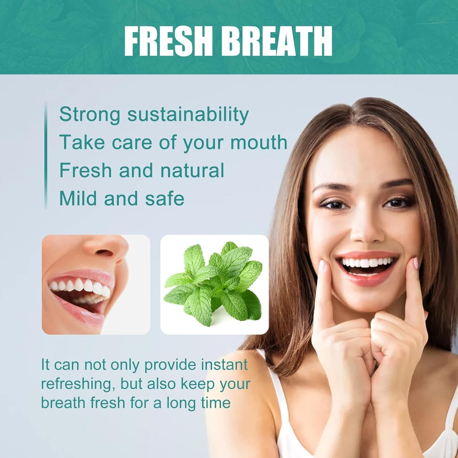 Fresh Breath Essence With Mint Oil Breath Freshener