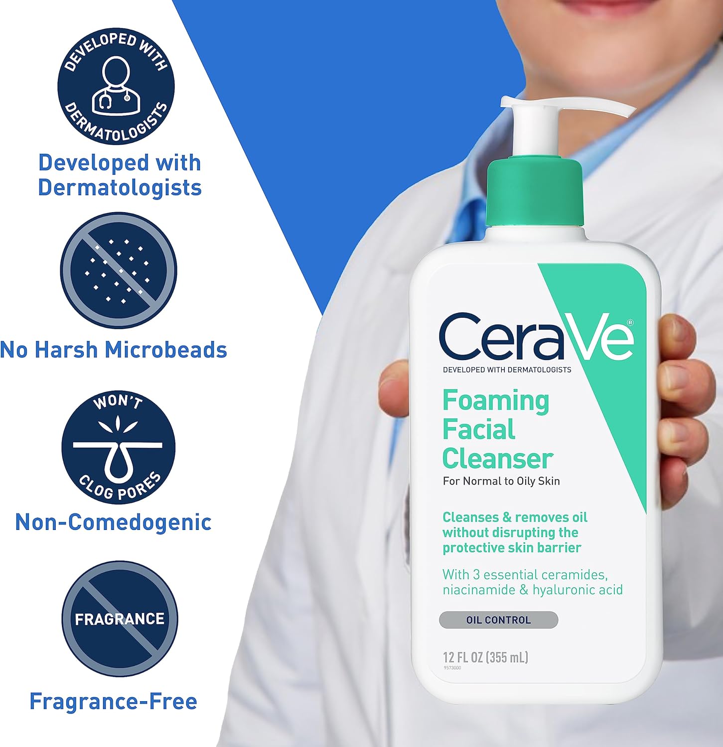 CERAVE Foaming Facial Cleanser