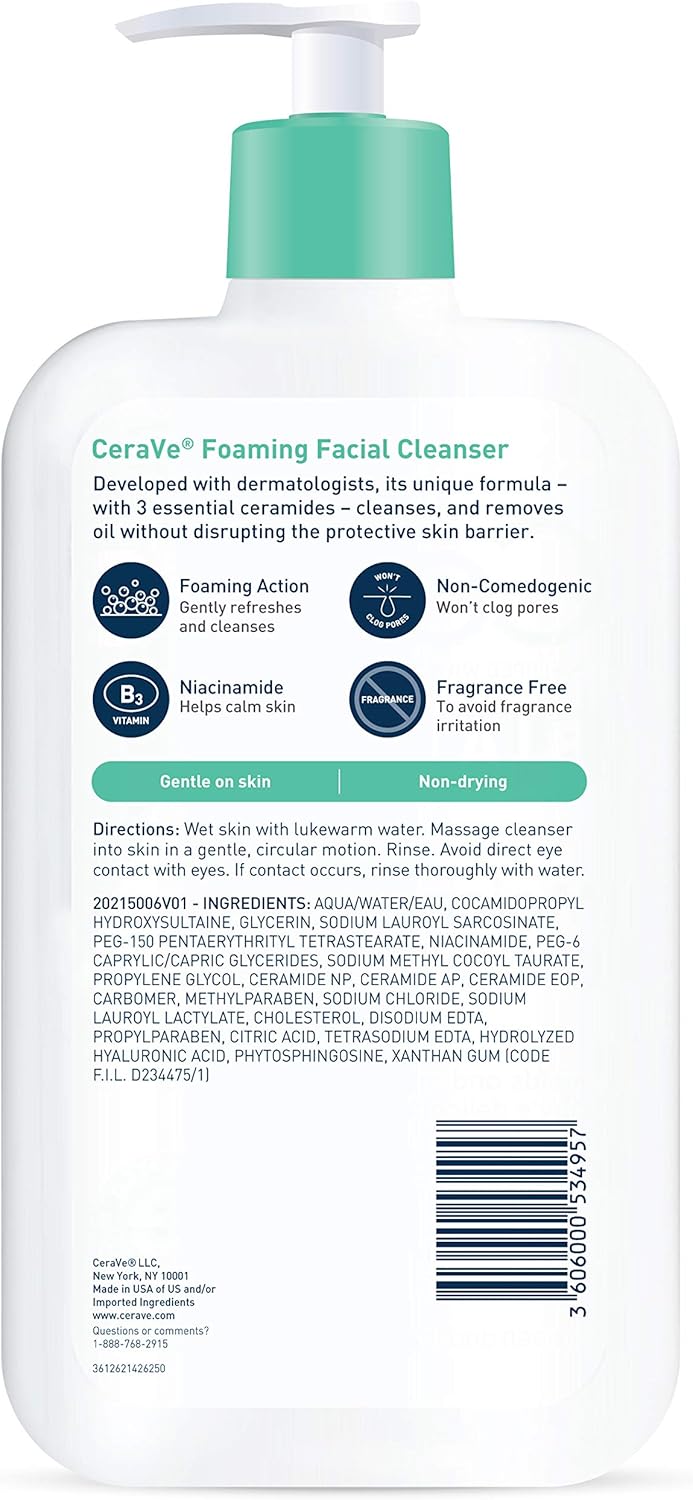 CERAVE Foaming Facial Cleanser