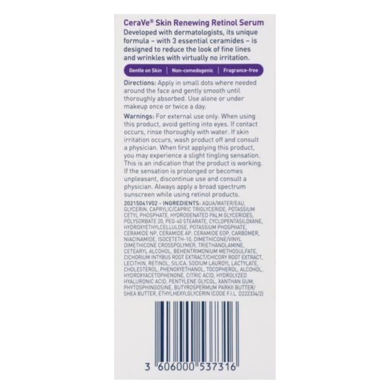 CeraVe Skin Renewing Anti Aging Retinol Serum