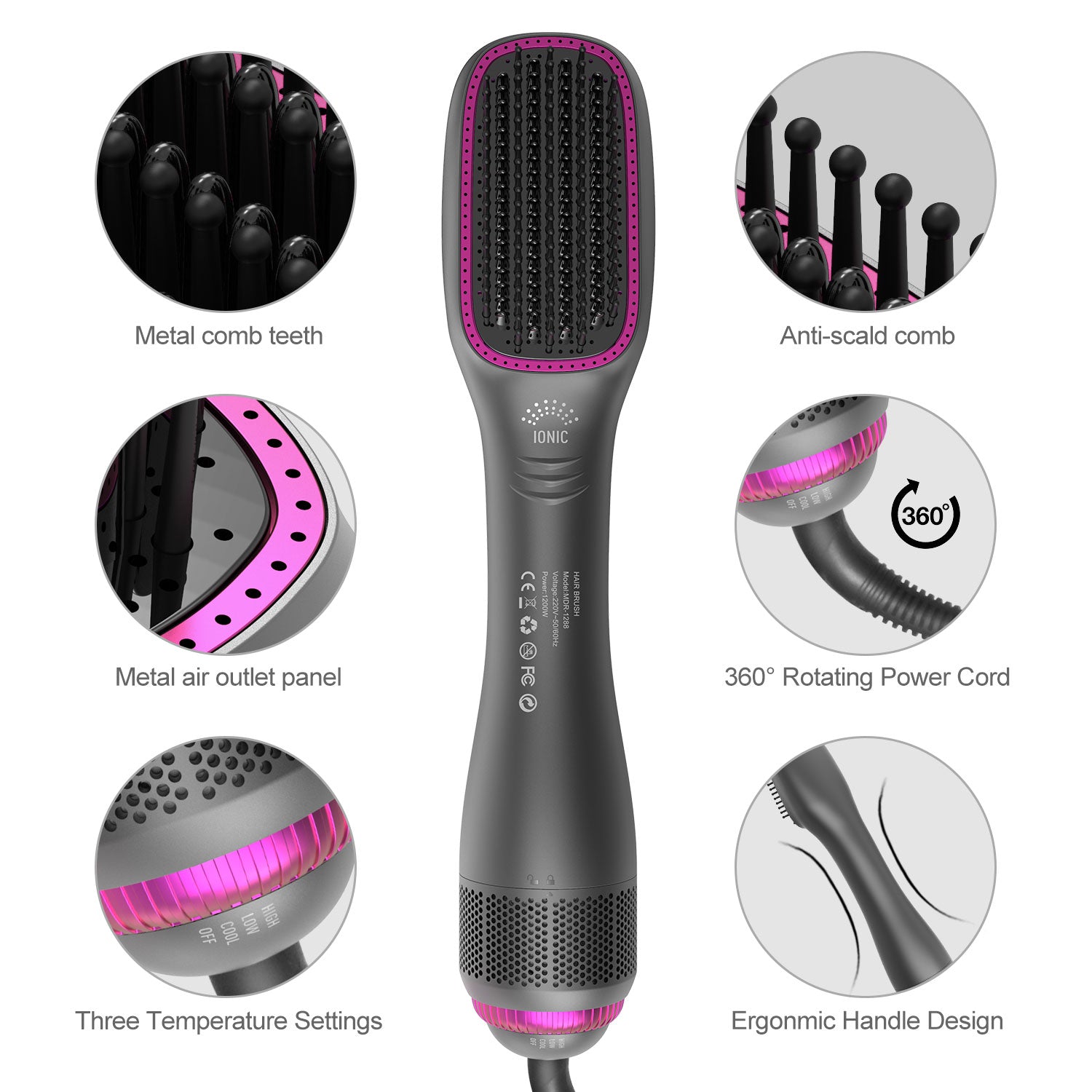 2in1 Hair Dryer and hair straightener