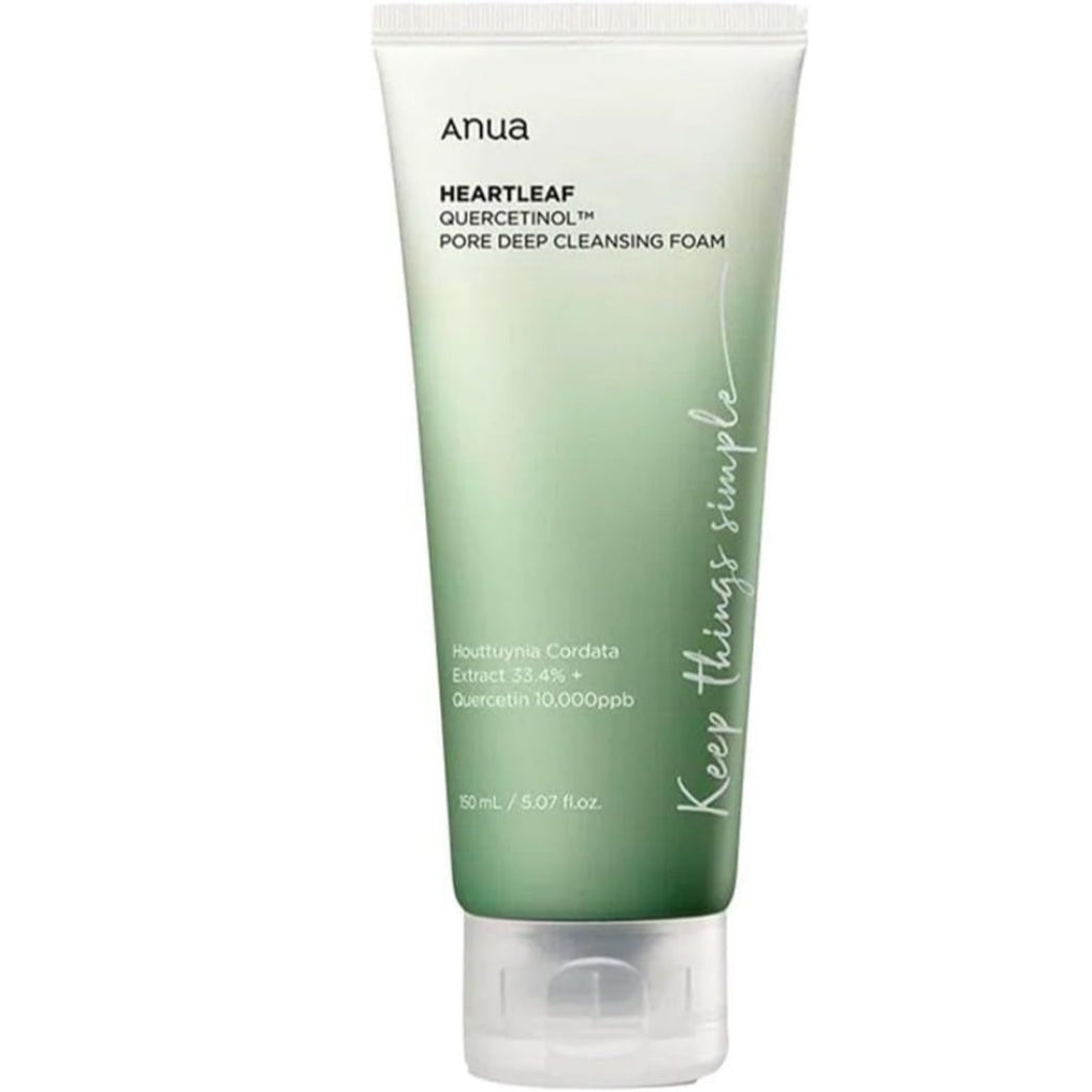 ANUA HEARTLEAF QUERCETINOL PORE DEEP CLEANSING FOAM 150 ML